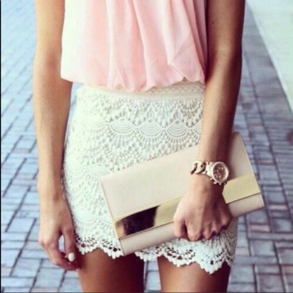 Crochet Mini Skirt - Picture 8 of 8